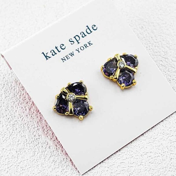 Kate Spade Amethyst Stud Earrings - Picture 4 of 5